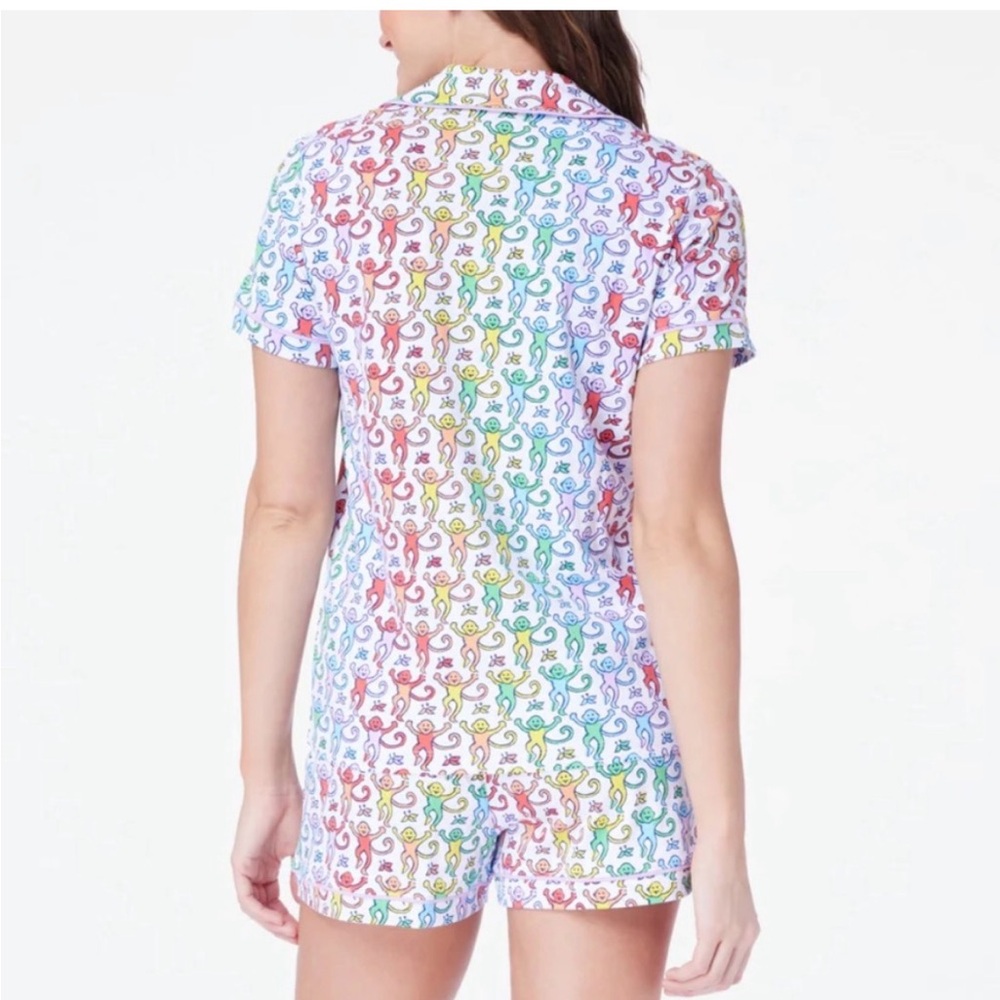 Roller Rabbit Disco Monkey Polo PJ Set - Picture 2 of 4